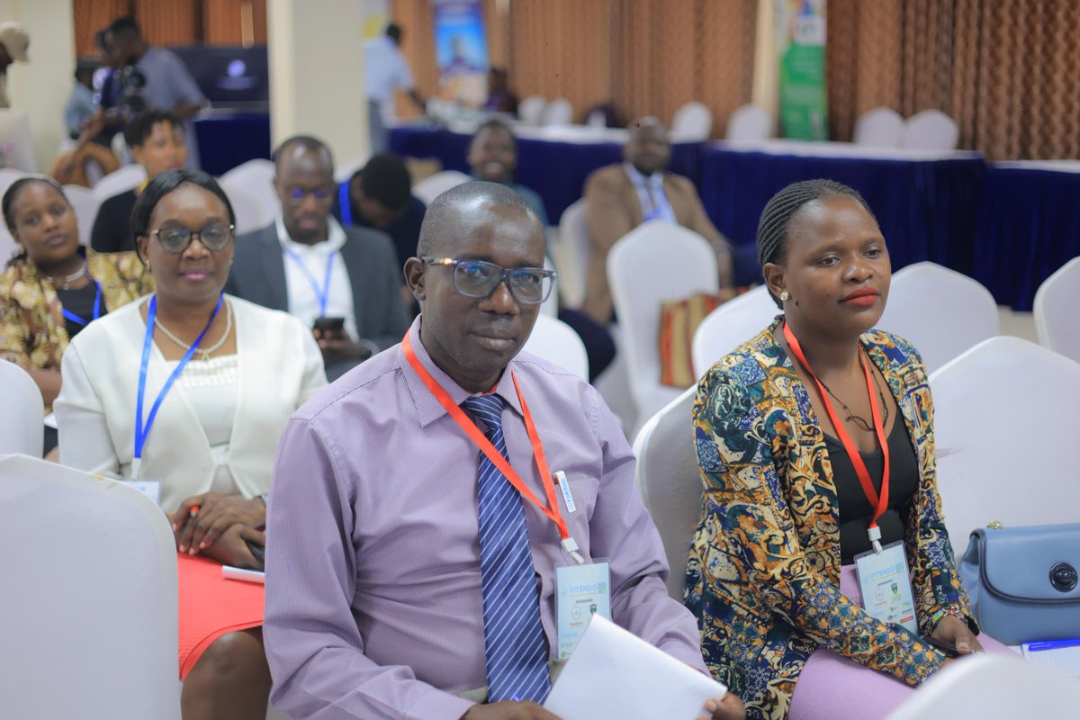 newvisionwire's tweet photo. At the Vitendo Digital Health Symposium Africa 2025, @MuganziDavid emphasized the need to align health innovations with global and national priorities, build viable business models, and collaborate effectively within health ecosystems.

✅ Key takeaway: Innovation must be sustainable, strategic, and united.

📍This happened earlier today at the symposium bringing together health and tech changemakers from across Africa.

 #VIDHSA2025 #DigitalHealthAfrica @klinicuganda | @RoseNanyongaCla