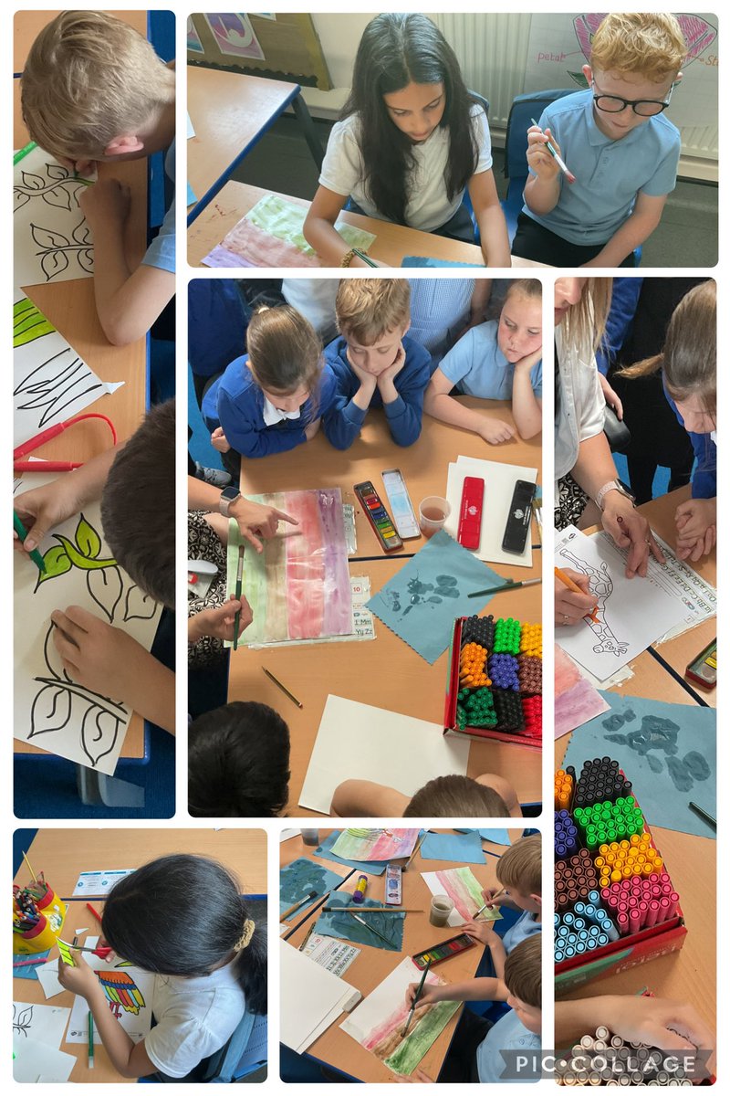floweryfieldpri's tweet image. A busy day in Year 3 with art work linked to our class book ‘The Tin Forest’. The children appreciated the art work of Henri Rousseau. They continued the afternoon with a consolidation of their e-safety block using Interland. #ffpscomputing #ffpsart #ffpsyear3 #ffpsreading