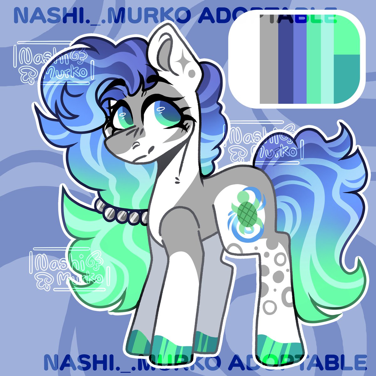 🌊💚 Seafoam Wave Pony Adoptable

Available here - ko-fi.com/s/f4efaa4a21
✨╰┈ • ┈ ┈ ୨୧ ┈┈ • ┈╯✨
⭐️interactions appreciated⭐️

#ponyadopt #mlp #mlpart #mlpadopt #mylittleponyadopt #mylittlepony #mlpadoptable #mylittleponyadoptable #characteradopt