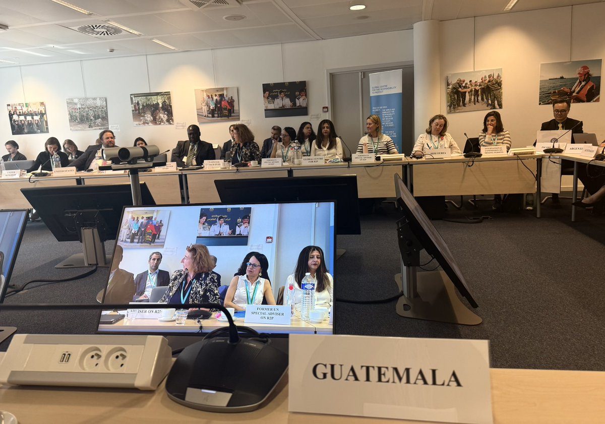 📍11th Meeting of the Global Network of #R2P Focal Points - Brussels, Belgium 15-16 May 2025.
 
#Guatemala is committed to R2P and the need to step in through timely and appropriate action.
