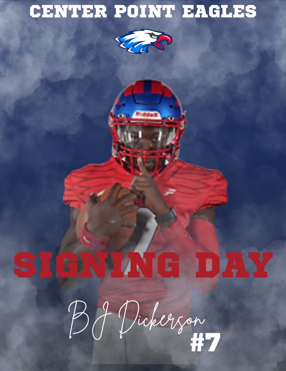 SaRhonda Hawkins (@coachsarhonda) on Twitter photo It’s Signing Day!!! 🏈🥎
📆 Thursday, May 15th
⏰ 11:30am
📍Center Point High School
1000 Eagle Drive
Center Point, AL 35215
<a href="/BJDickerson_7/">BJ Dickerson</a> <a href="/SariyahD5/">Sariyah Dickerson</a> It’s Signing Day!!! 🏈🥎
📆 Thursday, May 15th
⏰ 11:30am
📍Center Point High School
1000 Eagle Drive
Center Point, AL 35215
<a href="/BJDickerson_7/">BJ Dickerson</a> <a href="/SariyahD5/">Sariyah Dickerson</a>
