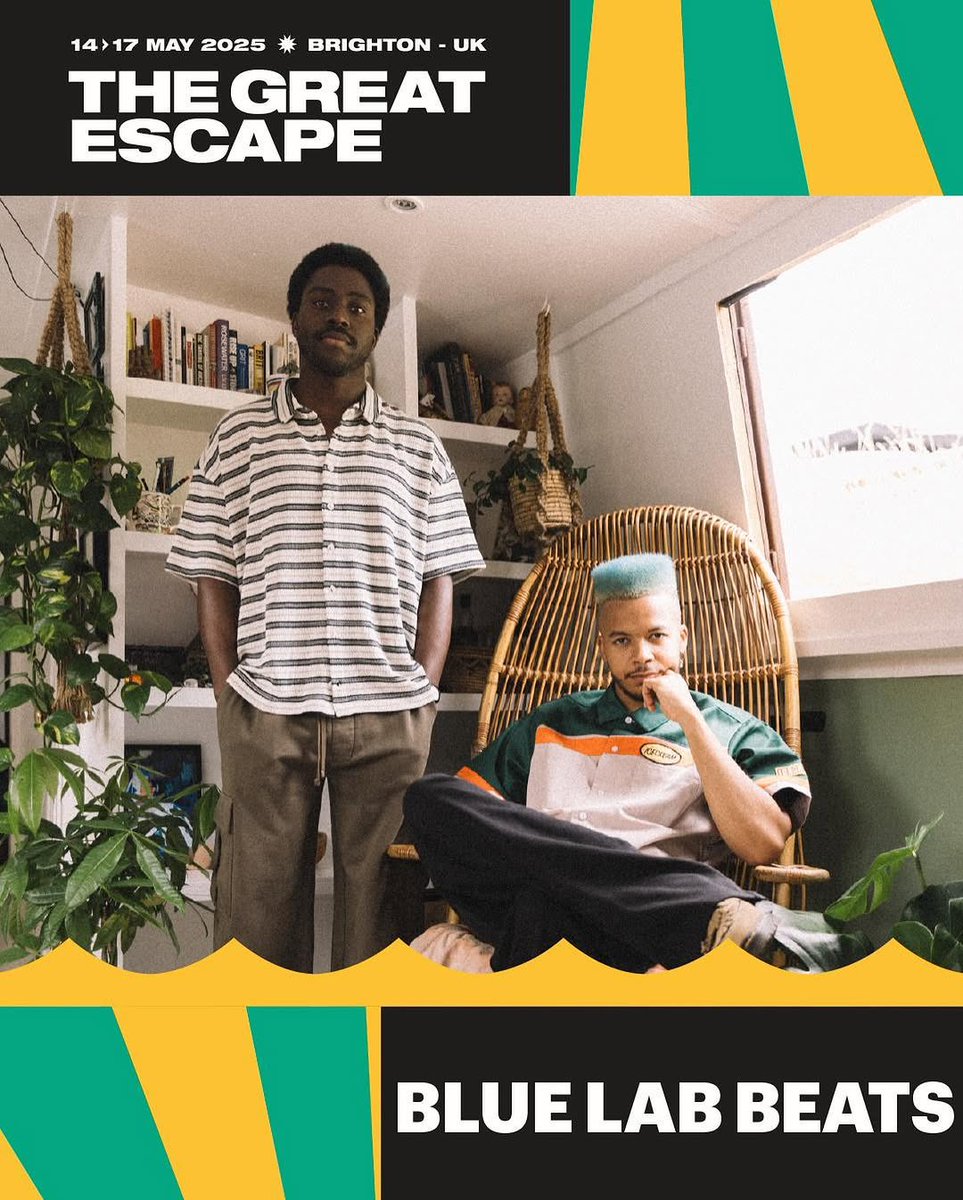 They listened so we’re now playing at @greatescapefest see you all soon!!! 💙 We’re pulling up with a full live band for both shows!!🎵 Friday 16th May PLAYERS 7:15pm -
Saturday 17th May JUBILEE SQUARE 10:30pm #TGE25 #BlueLabBeats