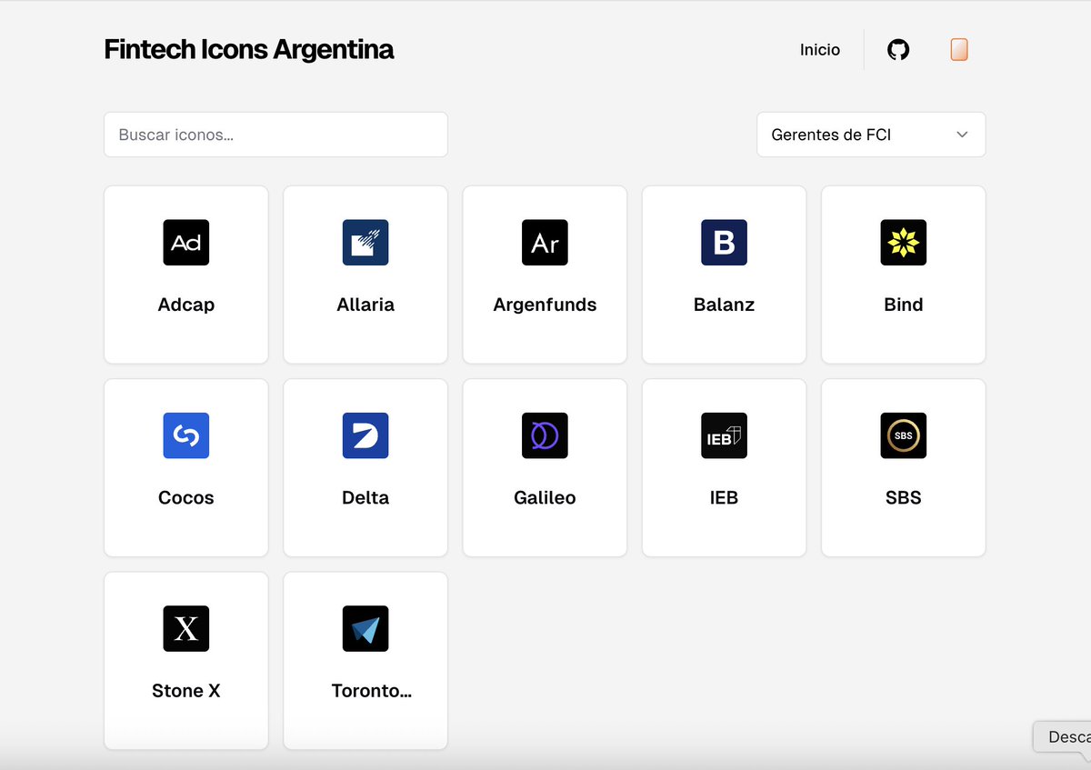 Hay muchos que todavia no saben que <a href="/sgalanb/">Santiago Galán</a> se paso horas armando iconos open source, simples y en svg para que las fintechs de aca no tengan iconos espantosos. 

Por favor, actualicen sus iconos. Gracias