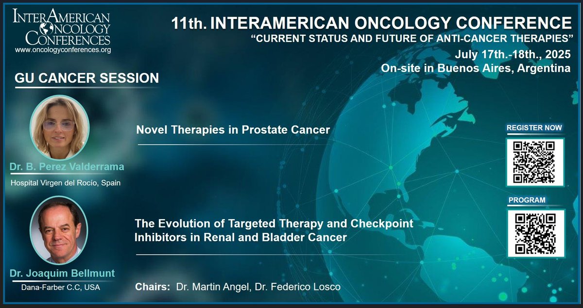 Martín Angel (@martin_angelmd) on Twitter photo Thrilled to join <a href="/fedelosco/">FLoscoMD</a> in leading this important discussion at the 11° IAOC, alongside esteemed experts <a href="/OncoBellmunt/">joaquim bellmunt</a> and Dra. Begoña Valderrama.
Looking forward to engaging conversations and valuable insights in Genitourinary Oncology!
#GU <a href="/IAF_Fleming/">Instituto Alexander Fleming</a> <a href="/fundacion_FUCA/">Fundación Cáncer</a> Thrilled to join <a href="/fedelosco/">FLoscoMD</a> in leading this important discussion at the 11° IAOC, alongside esteemed experts <a href="/OncoBellmunt/">joaquim bellmunt</a> and Dra. Begoña Valderrama.
Looking forward to engaging conversations and valuable insights in Genitourinary Oncology!
#GU <a href="/IAF_Fleming/">Instituto Alexander Fleming</a> <a href="/fundacion_FUCA/">Fundación Cáncer</a>