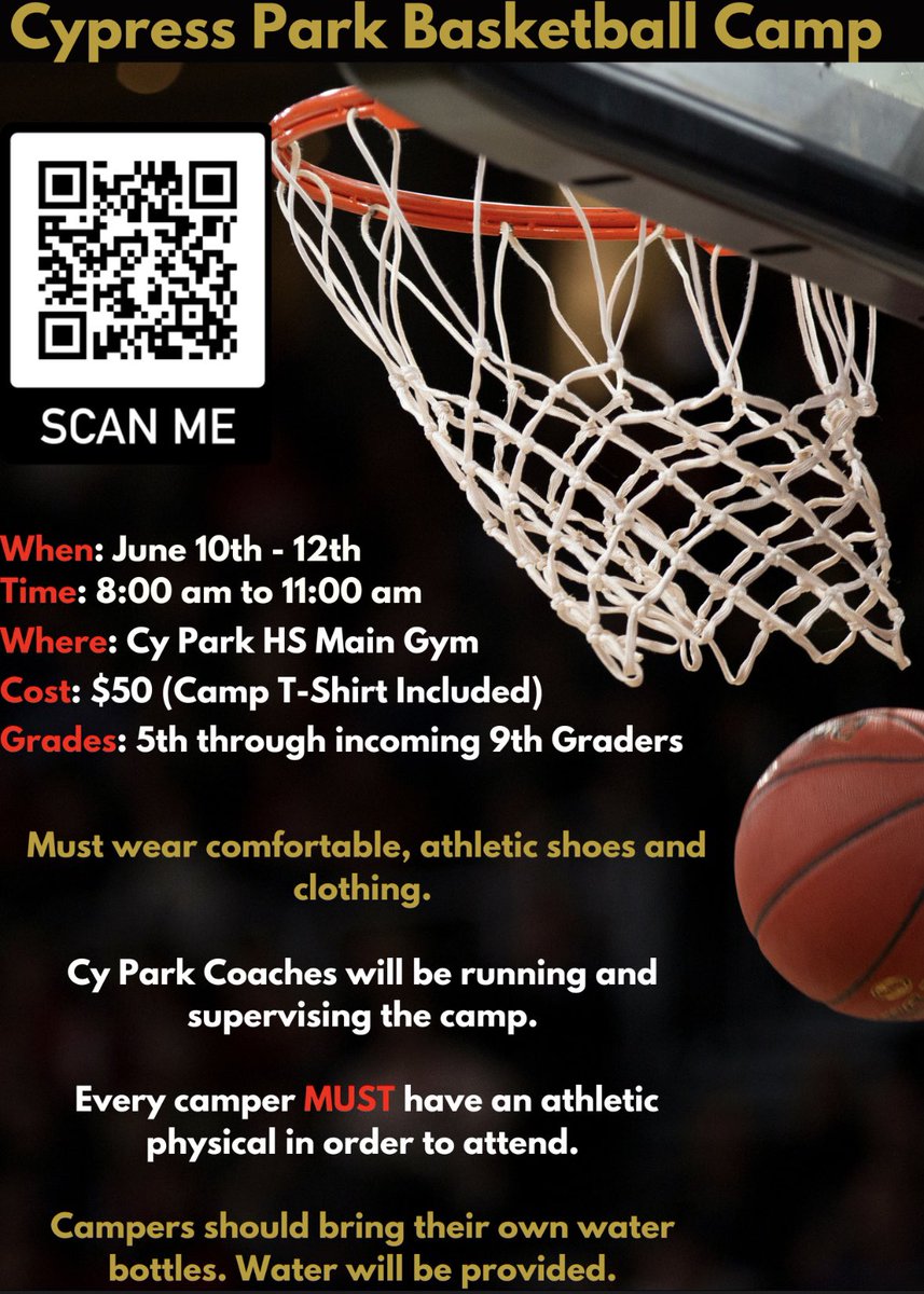 Sign up for TIGER CAMP &amp; Cy-Park basketball camp!