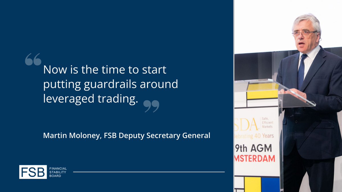 Our Deputy Secretary General Martin Moloney spoke yesterday at <a href="/ISDA/">ISDA</a>’s 39th Annual General Meeting on leverage in non-bank financial intermediation. Read the full speech: bit.ly/4kFY90f
#NBFI #leverage