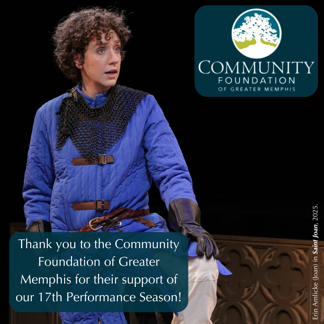 Tennessee Shakespeare Company (@tnshakespeare) on Twitter photo Thank you to <a href="/CFGMemphis/">Community Foundation</a> for their support of our 17th Performance Season as one of our Season Community Sponsors!
Their support helps TSC serve as a center for the community dedicated to expanding imagination through the performance, education, & training of Shakespeare’s works Thank you to <a href="/CFGMemphis/">Community Foundation</a> for their support of our 17th Performance Season as one of our Season Community Sponsors!
Their support helps TSC serve as a center for the community dedicated to expanding imagination through the performance, education, & training of Shakespeare’s works