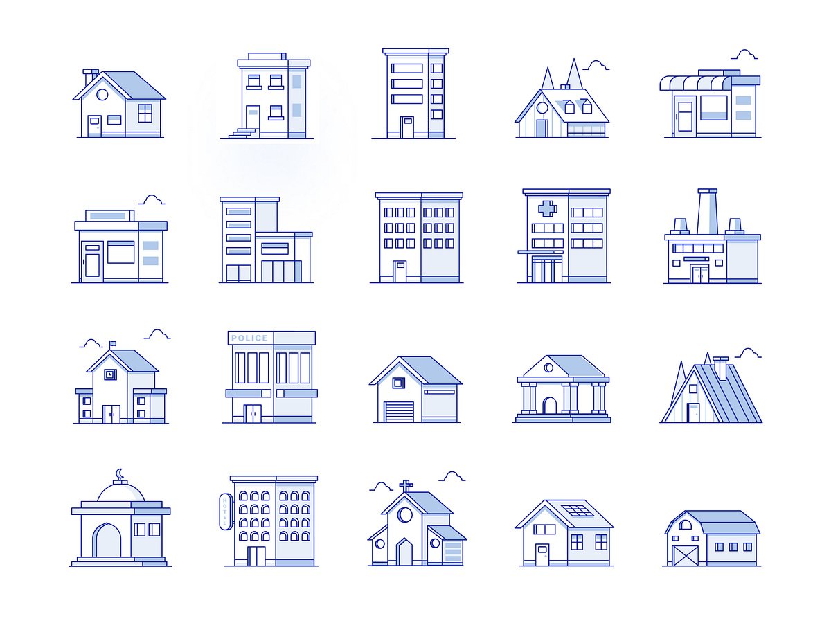 Icons for Property Website ✨️