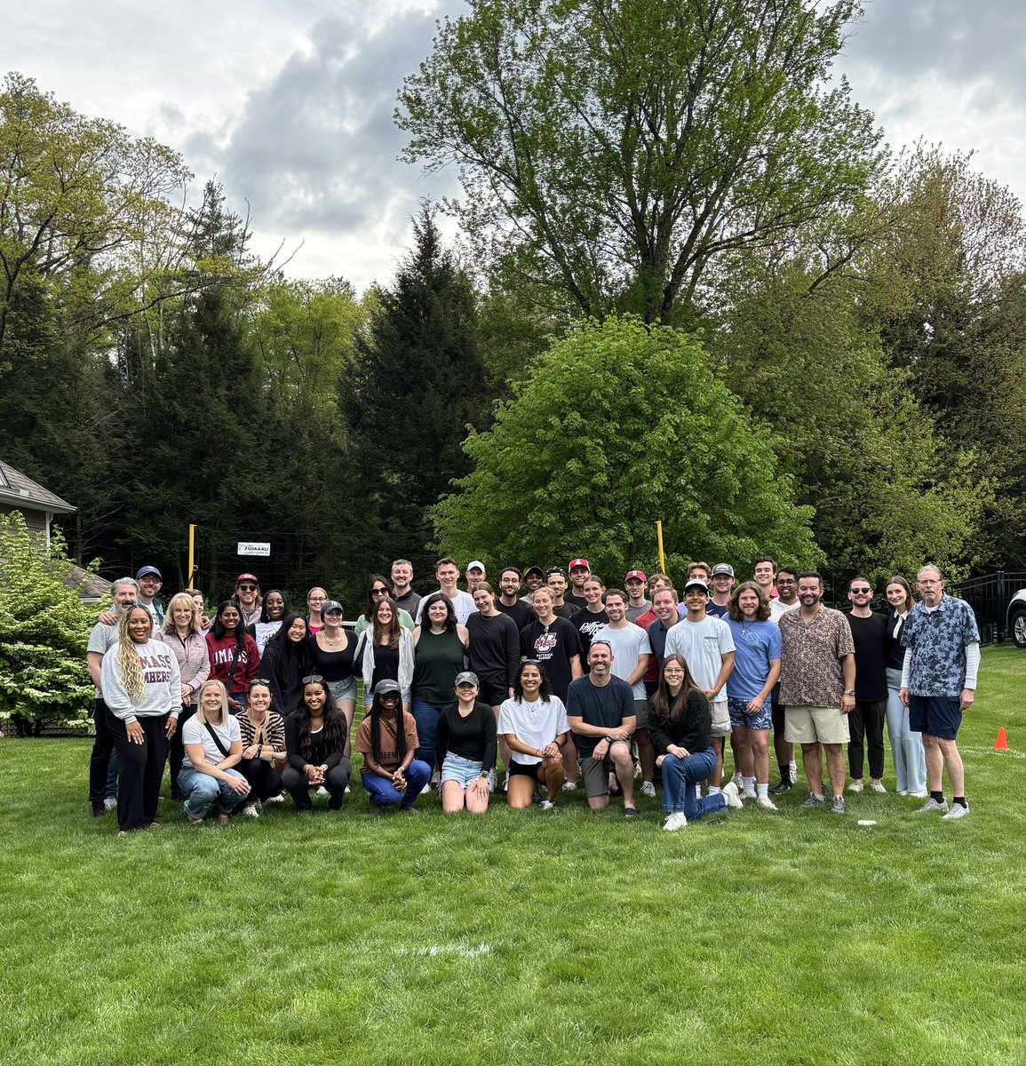 Festivities are underway as we wrap up another dynamic year with the best students and faculty in the world. 🥂 Fun was had by all, toasting the amazing Class of 2025, at our annual Graduate Program Celebration BBQ. #McCormackProud