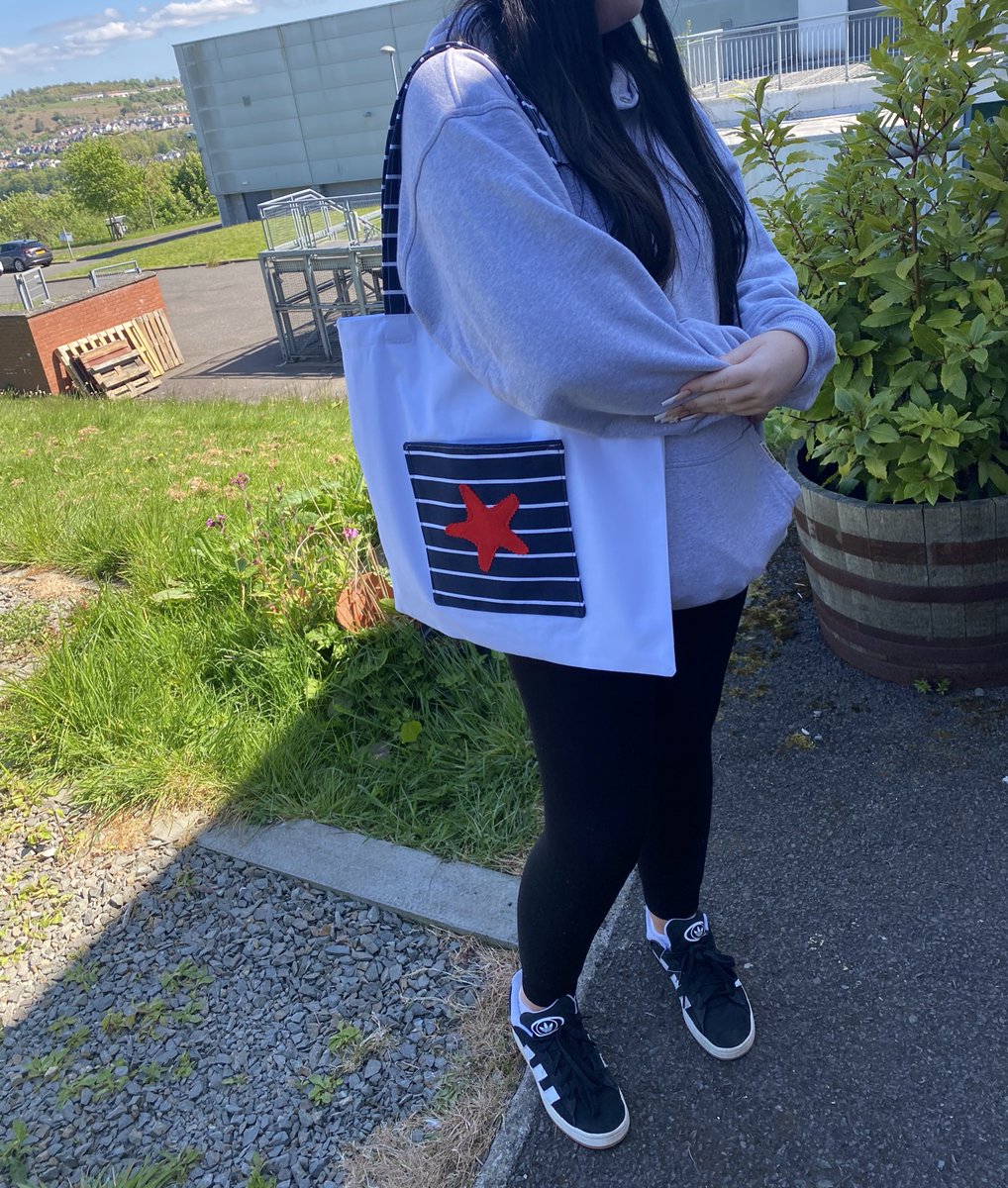 One of our Fashion and Textiles students has been inspired by the sunny weather to get ready for the beach!! 🏖️ ☀️🕶️