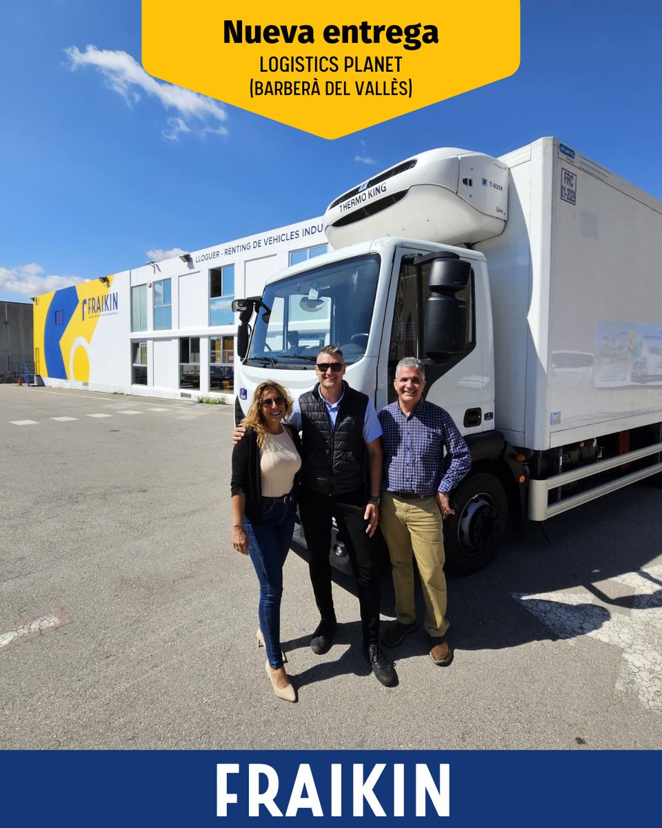 🚛 Hemos hecho entrega de un vehículo de 12 Tn FRC a Logistics Planet, en nuestra sede de Barberà del Vallès.

¡Gracias al equipo de #LogisticsPlanet por la confianza y por dejarnos formar parte de su día a día!

#rentingindustrial #vehículosostenible #movilidadinteligente