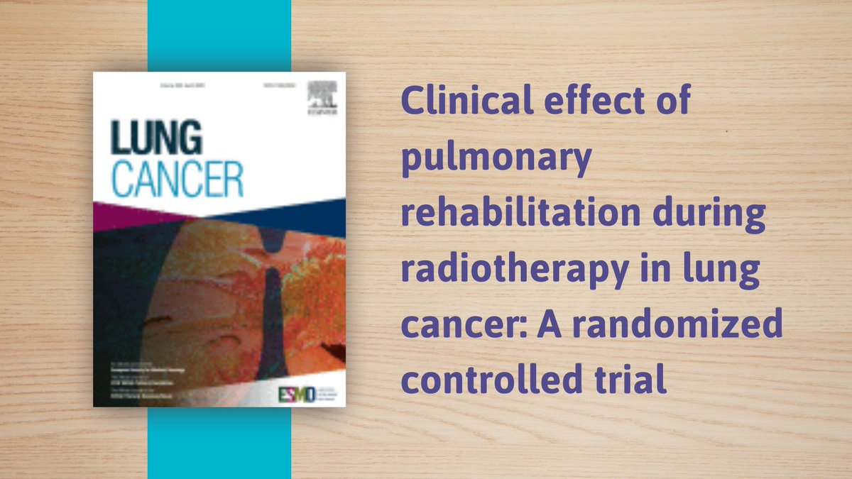 New publication demonstrates the value and clinical effectiveness of #prehabilitation in patients with lung cancer undergoing curative-intent radiotherapy. 

Read article 📄 ow.ly/gEHU50VQTA3

#LungCancer