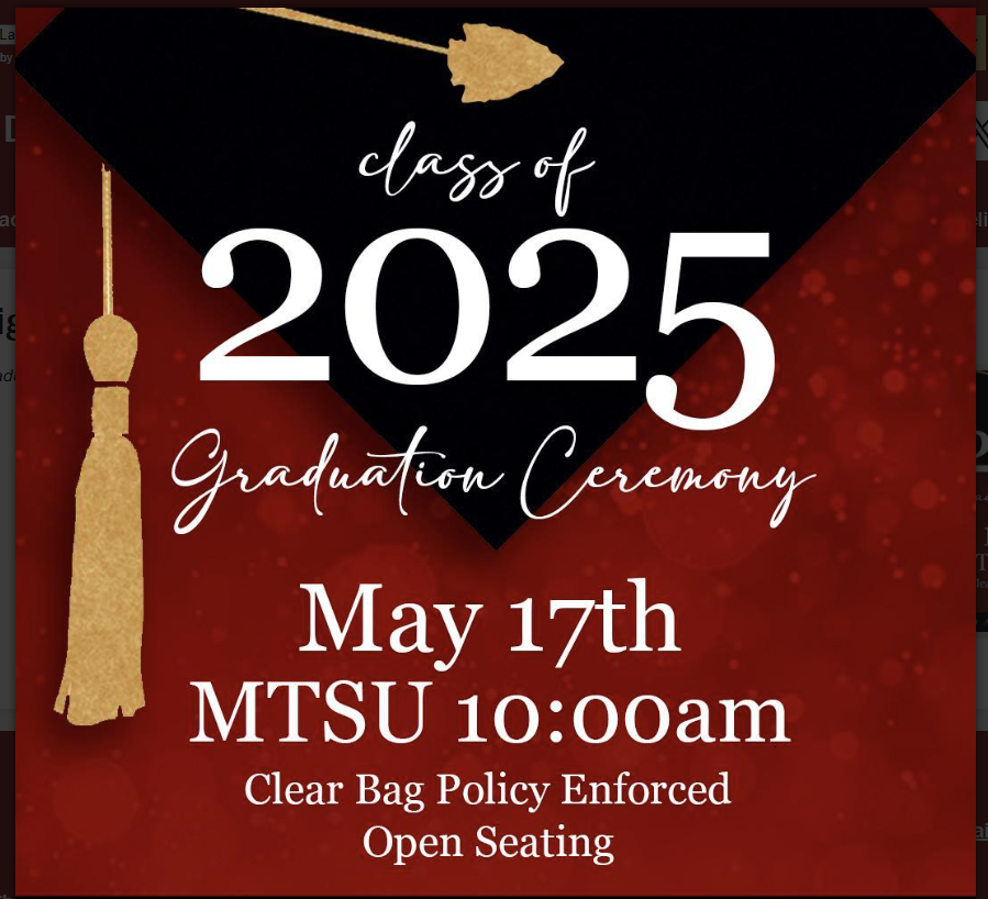 Congrats to the Class of 2025. We can't wait to celebrate you and your accomplishments this Saturday. Check out the RC Schools website for detailed information about parking/entering Murphy Center. Clear bag policy will be enforced. See you there!

rcschools.net/apps/pages/ind…