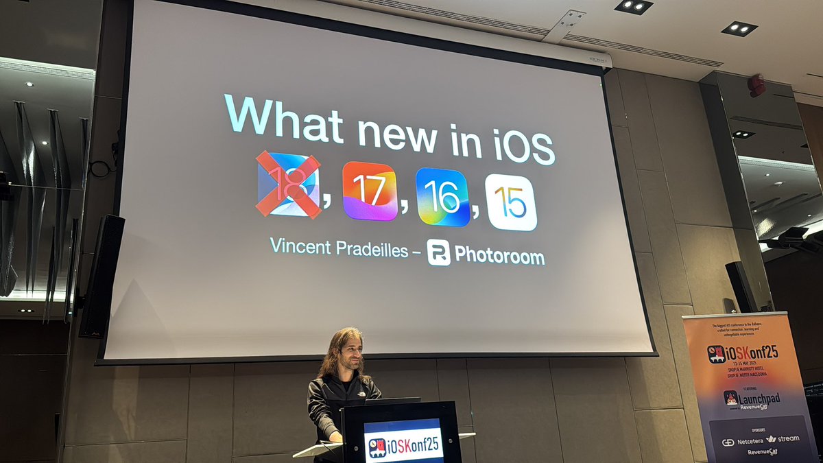 <a href="/v_pradeilles/">Vincent Pradeilles</a> with what gems you can start using after WWDC in a few weeks <a href="/iOSKonf/">iOSKonf</a>