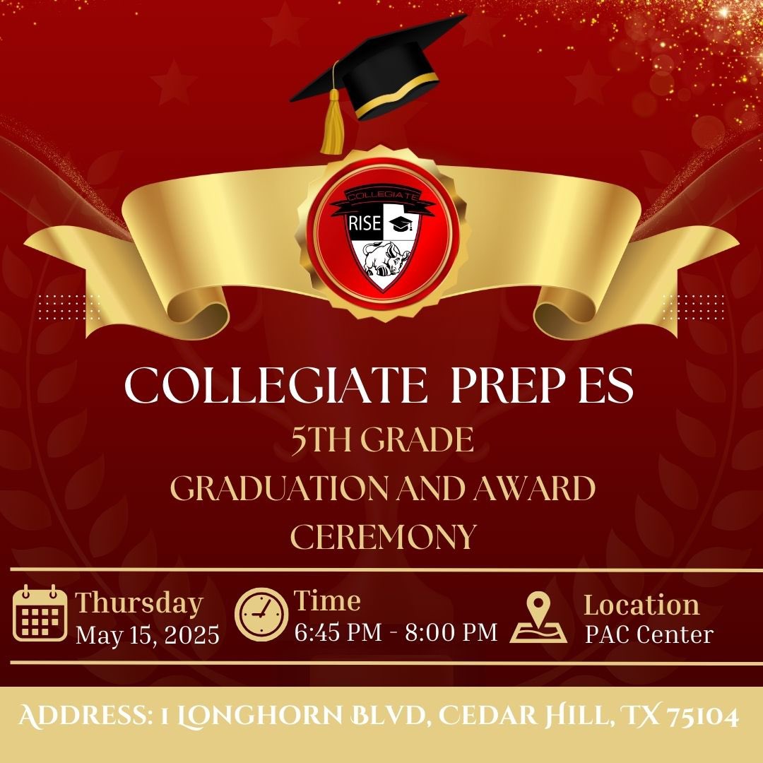 Ronnie B. Davis (@ronnie_davis__) on Twitter photo Come and celebrate the wonderful achievement of our 5th Grade scholars tonight.
<a href="/CHCPPTA/">Cedar Hill Collegiate Prep PTA</a> <a href="/CHISDCP/">Collegiate Prep</a> Come and celebrate the wonderful achievement of our 5th Grade scholars tonight.
<a href="/CHCPPTA/">Cedar Hill Collegiate Prep PTA</a> <a href="/CHISDCP/">Collegiate Prep</a>