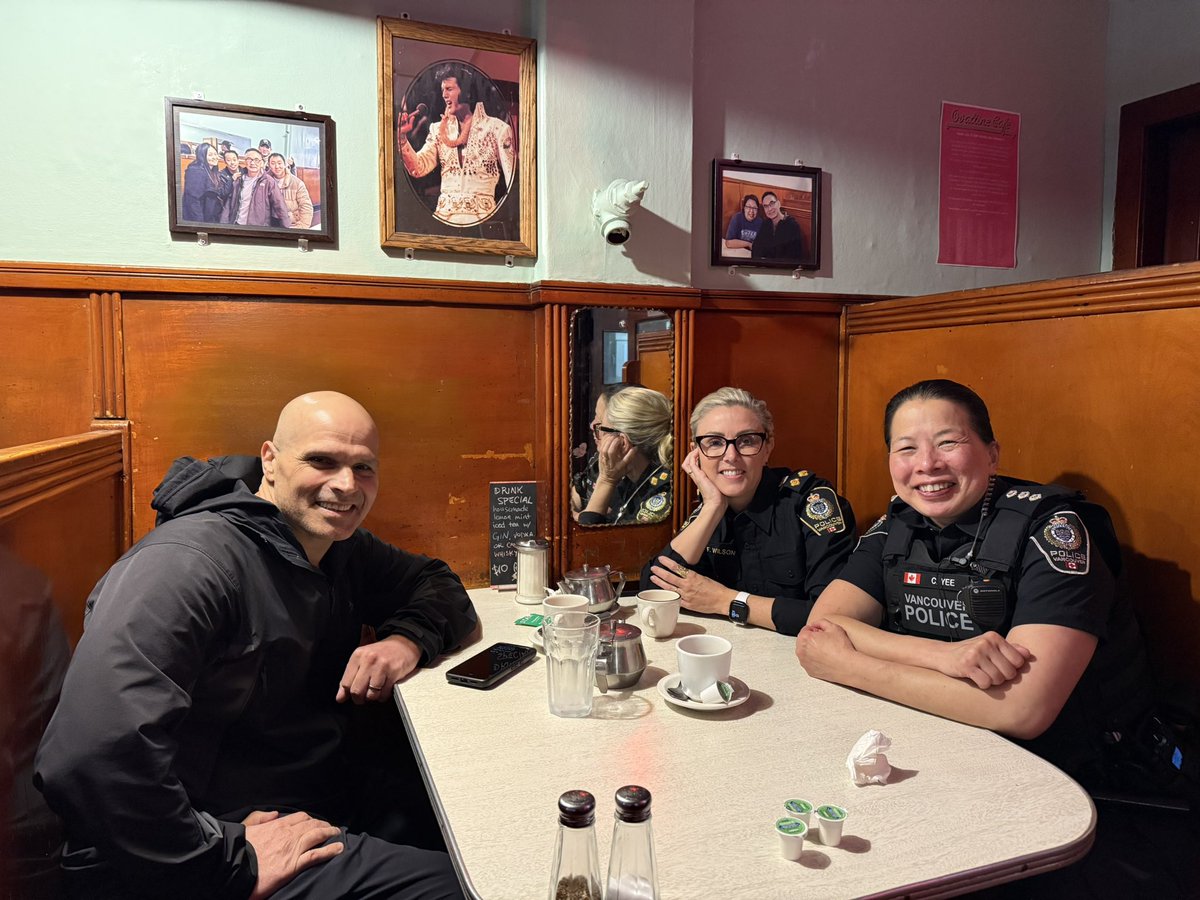 Fiona Wilson (@fionawilsonvpd) on Twitter photo Took a walk down memory lane yesterday working out on the road with my friend and colleague Colleen Yee at <a href="/VancouverPD/">Vancouver Police</a>. Grateful for the chance to catch up with <a href="/guyfelicella/">guyfelicella🇨🇦🍁</a> and share breakfast at the iconic Ovaltine Café. Fabulous conversation, amazing company, and lots to Took a walk down memory lane yesterday working out on the road with my friend and colleague Colleen Yee at <a href="/VancouverPD/">Vancouver Police</a>. Grateful for the chance to catch up with <a href="/guyfelicella/">guyfelicella🇨🇦🍁</a> and share breakfast at the iconic Ovaltine Café. Fabulous conversation, amazing company, and lots to