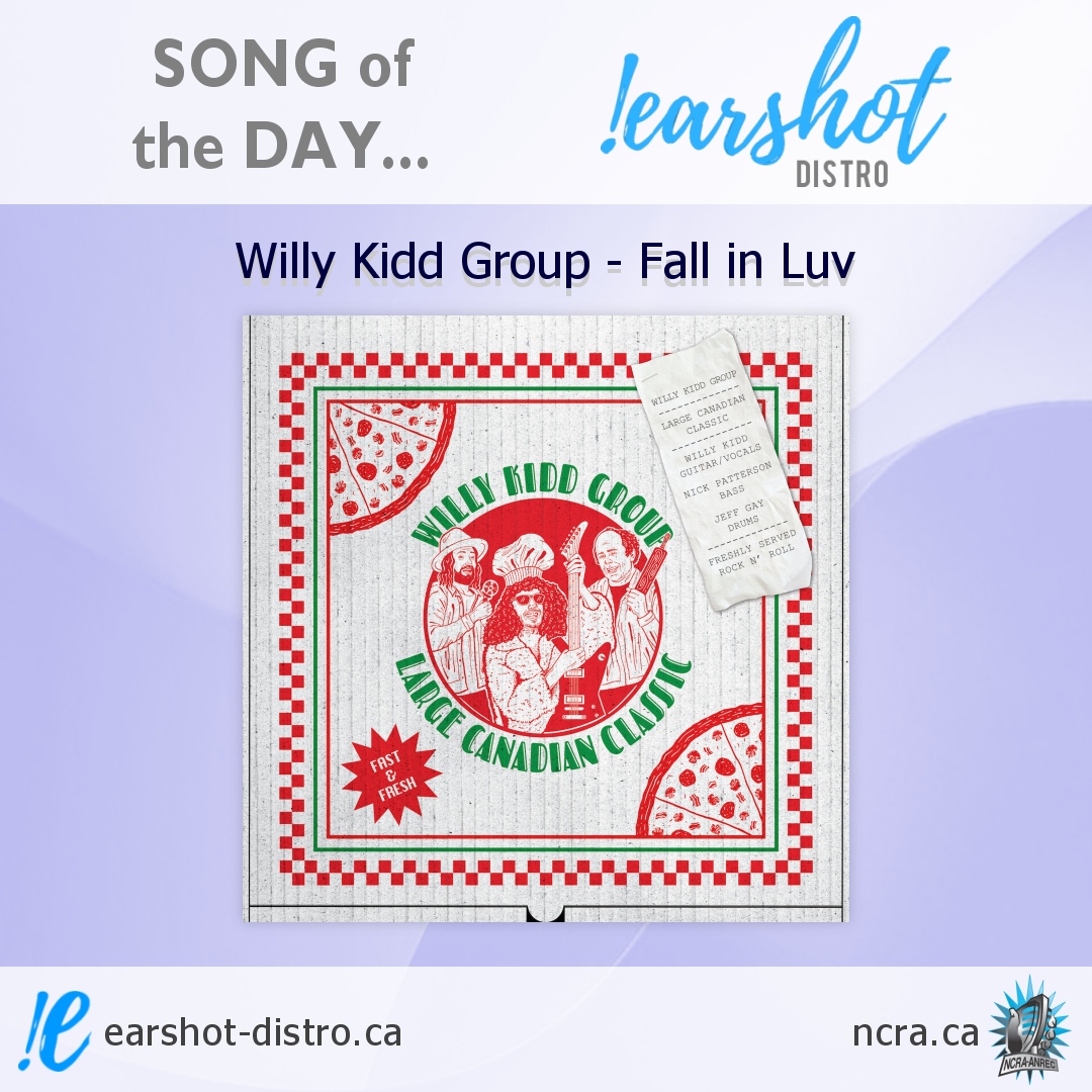 Our #EarshotSongOfTheDay is Willy Kidd Group's 'Fall in Luv' - a perfectly rowdy, retro, jangle-rock ode to putting it on the line, by this #Halifax trio.

More: willykidd.bandcamp.com
#earshotdistro #musicdistro