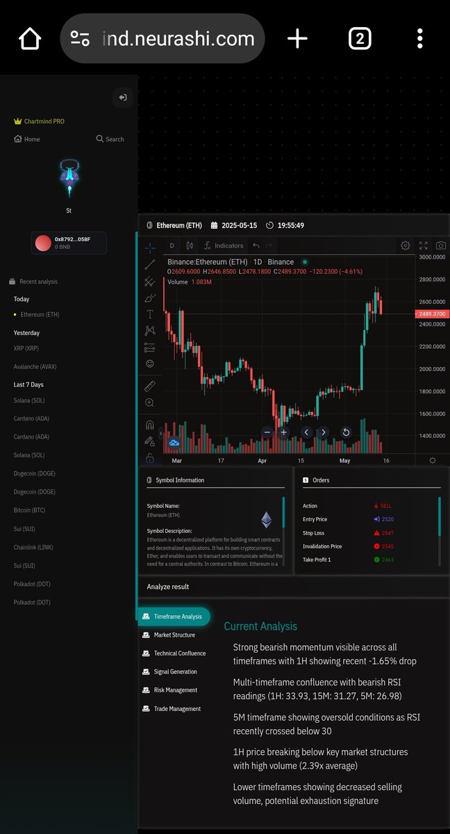 robert_jones5's tweet image. Tired of wasting time analyzing tokens manually?

Chartmind uses cutting-edge AI to scan, analyze, and summarize token data all in just seconds!
No subscriptions. No hidden fees. Just pure insight.

#CryptoTools #Chartmind #AIAnalysis #Blockchain