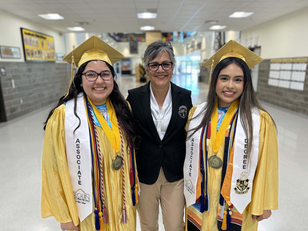 🌟 ACADEMIC EXCELLENCE! 🌟
Congratulations to <a href="/SeguinHSTx/">Seguin High School</a>'s Class of 2025 top academic achievers! We are incredibly proud to announce Yvette Hernandez as our Valedictorian and Anahi Marquez as our Salutatorian. These exceptional students have demonstrated remarkable drive,