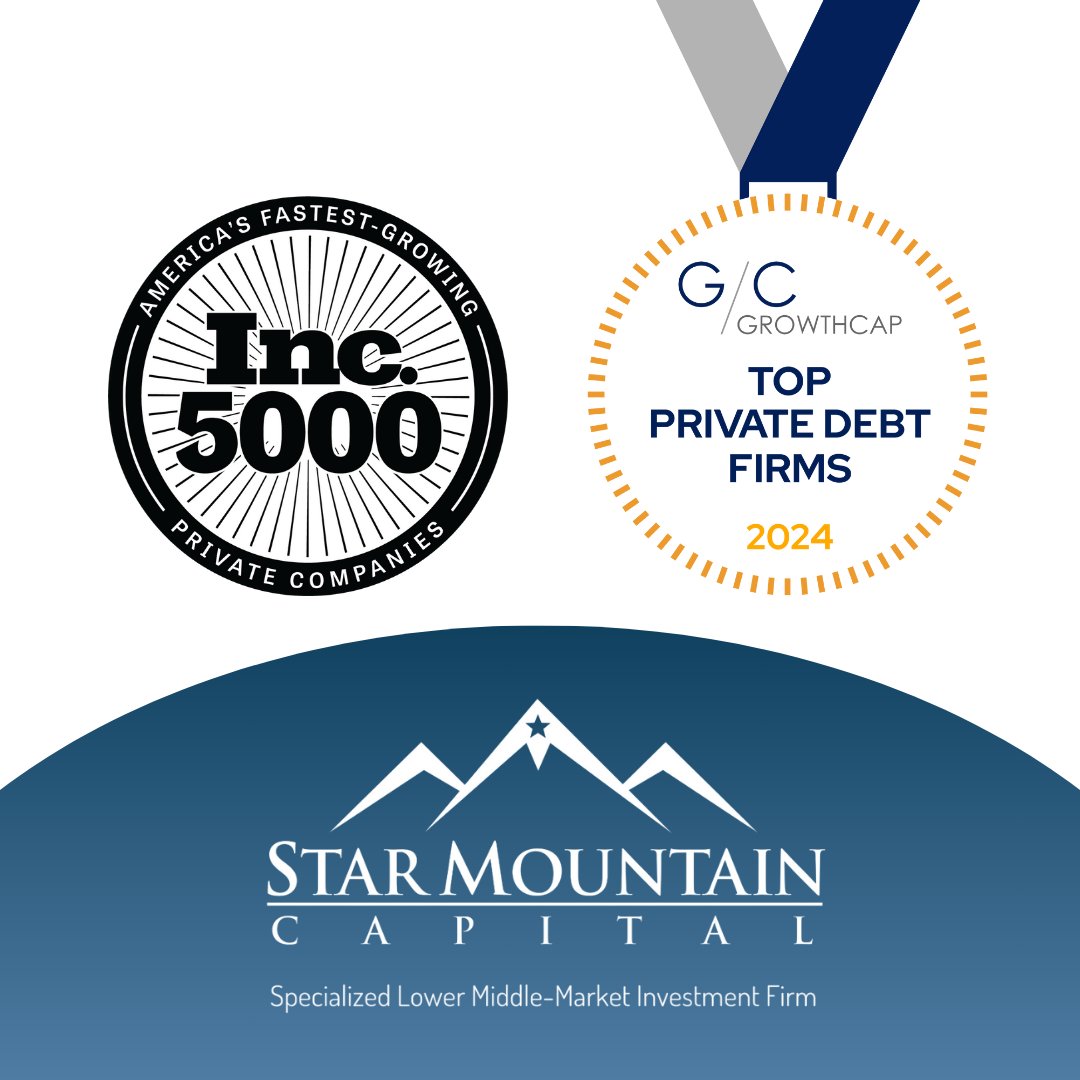 #SMC has been named one of the Fastest-Growing Private Companies in America by <a href="/Inc/">Inc.</a>. and one of the Top Private Debt Firms by <a href="/GrowthCapCo/">GrowthCap</a> for 2024. The recognitions reflect the firm’s focus, discipline and commitment to U.S. #LMM businesses. Read more: okt.to/YdsecX