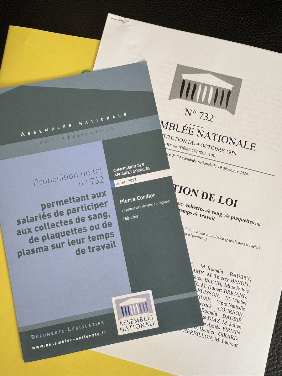 🩸Don du #Sang : Bonne nouvelle ! ma proposition de loi transpartisane (cosignée par 78 députés de 9 groupes parlementaires) sera examinée en commission des affaires sociales le mardi 27 mai à 18h30 et dans l’hémicycle le mercredi 3 juin. —&gt; assemblee-nationale.fr/dyn/17/textes/… #DirectAN
