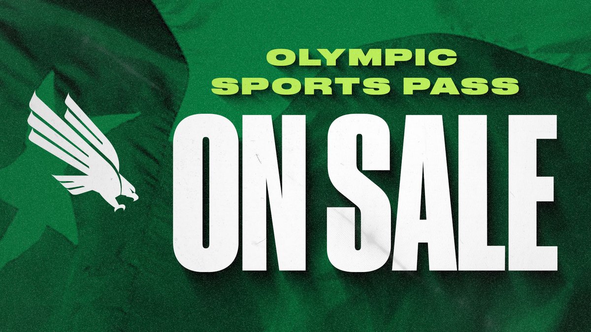 Mean Green Sports (@meangreensports) on Twitter photo Don't miss out on any of our Olympic sports during the 25-26 season with the purchase of the Olympic Sports Pass!
$75 gets you access to all regular season home events for <a href="/MeanGreenVB/">UNT Volleyball</a>, <a href="/MeanGreenSoccer/">UNT Soccer</a>, & <a href="/MeanGreenSB/">UNT Softball</a>.
๐๏ธ northtex.as/OPS
#GMG ๐ข๐ฆ
Don't miss out on any of our Olympic sports during the 25-26 season with the purchase of the Olympic Sports Pass!
$75 gets you access to all regular season home events for <a href="/MeanGreenVB/">UNT Volleyball</a>, <a href="/MeanGreenSoccer/">UNT Soccer</a>, & <a href="/MeanGreenSB/">UNT Softball</a>.
๐๏ธ northtex.as/OPS
#GMG ๐ข๐ฆ