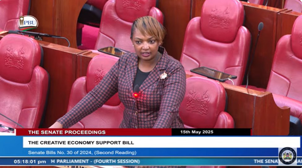 Sen. <a href="/karennyamunbo/">Karen Nyamu</a> : Mr. Speaker, let us expand the definition of what entails a creative industry in this country to make sure that we do not exclude some of these creatives that are not traditionally considered creatives. We have to create also an enabling environment for our