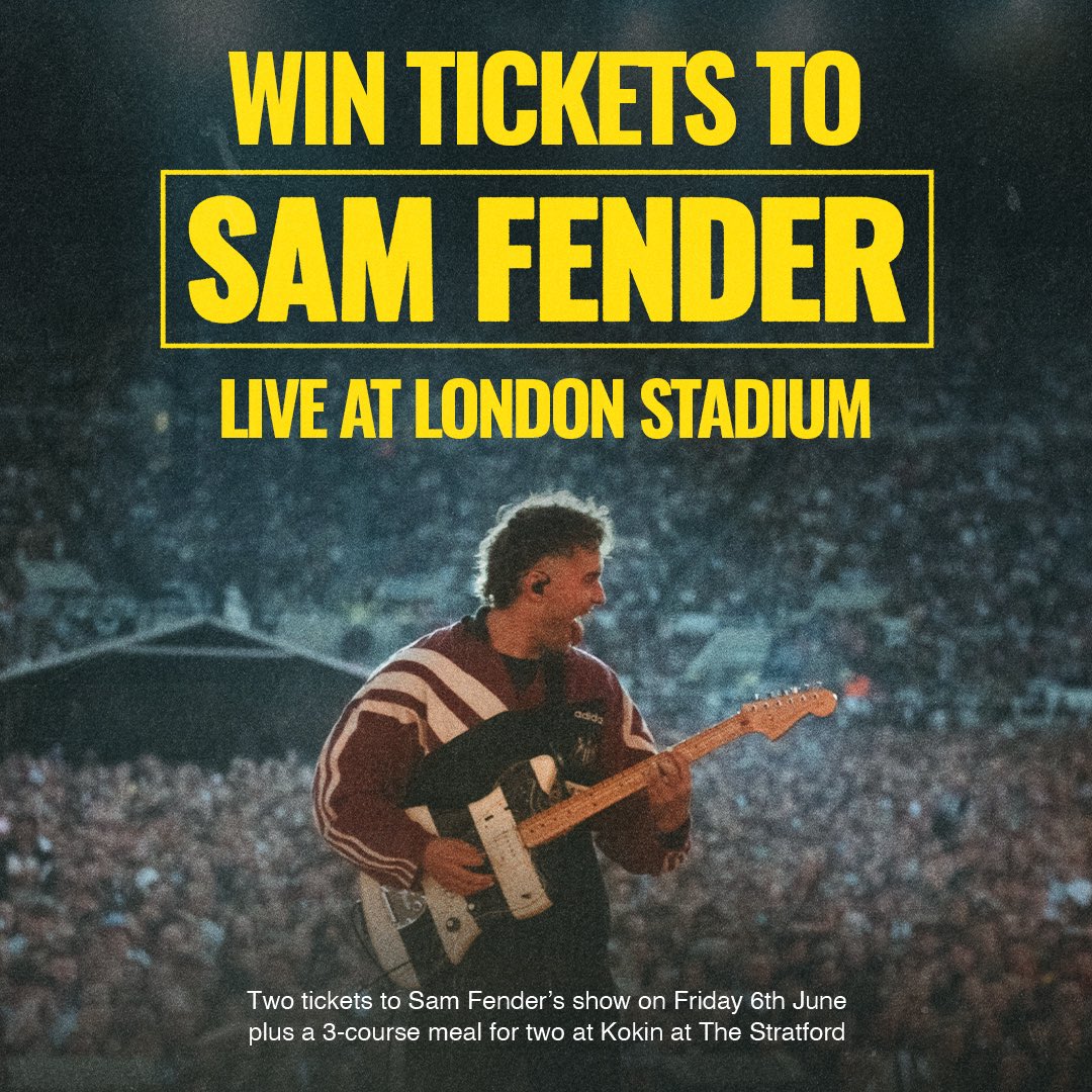Communion ONE (@communionone) on Twitter photo CALLING ALL SAM FENDER FANS 🚨
Ahead of Sam Fender’s SOLD OUT <a href="/LondonStadium/">London Stadium</a> show next month, we’re giving you the chance to win a pair of tickets plus a 3-course meal!
More info on our Instagram (@communion.one)
#competition #giveaway #samfender #london CALLING ALL SAM FENDER FANS 🚨
Ahead of Sam Fender’s SOLD OUT <a href="/LondonStadium/">London Stadium</a> show next month, we’re giving you the chance to win a pair of tickets plus a 3-course meal!
More info on our Instagram (@communion.one)
#competition #giveaway #samfender #london