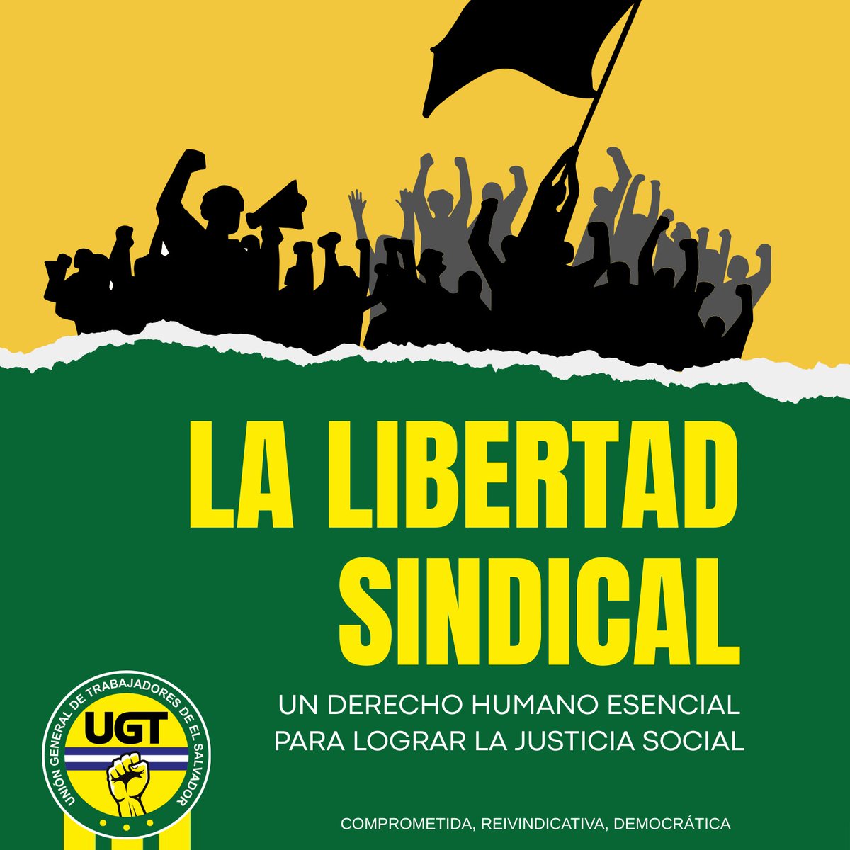 📢 La libertad sindical no es solo un derecho laboral, es un derecho humano esencial ✊.

🟩 Es la base para alcanzar la justicia social, la igualdad y el respeto a la dignidad de cada trabajador.