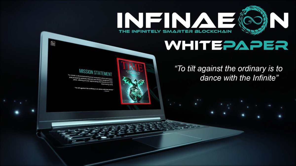 Infinaeon's tweet image. The Infinaeon Whitepaper
🔎 For the perfect look at how the Infinaeon ecosystem works and the entire suite of products, look no further than our Whitepaper.
✅ An interactive and intuitive document containing all promo content and details of all the inner workings of Infinaeon…