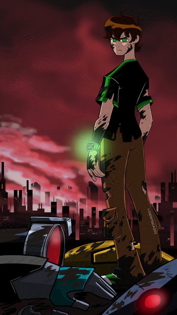 LostAtSeaArt's tweet photo. what if Ben just had enough and was like "I'm destroying everything"
#ben10omniverse #evilben https://t.co/KCIc1nL2ba