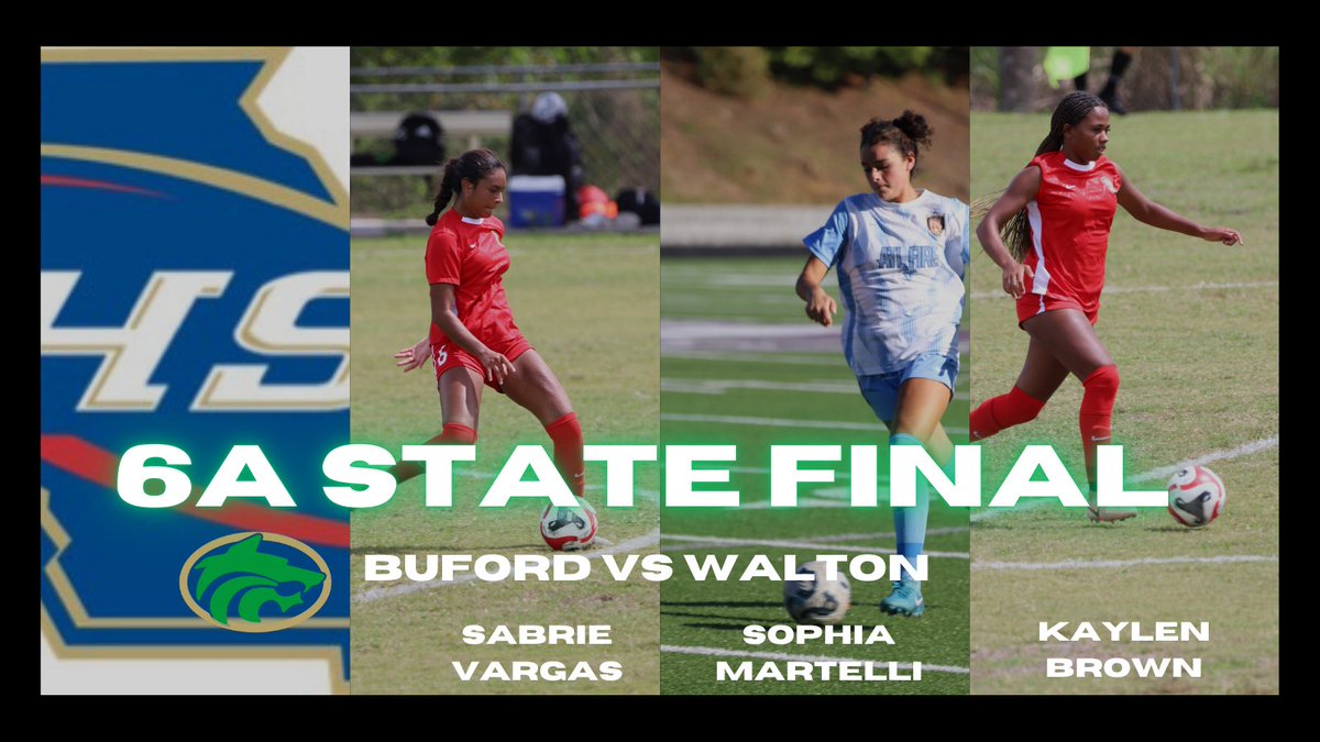 AFU 2007/2006 Girls ECNL (@afu_2007_ecnl) on Twitter photo 🔥Good luck to our 3️⃣ players <a href="/SophMartelli/">Soph Martelli</a> Kaylen Brown & Sabrie Vargas in the <a href="/OfficialGHSA/">GHSA</a> 6A State Final Game tonight!
<a href="/BLadyWolves/">Buford Lady Wolves Soccer</a> <a href="/atlantaunitedsa/">Atlanta Fire United</a> 🔥Good luck to our 3️⃣ players <a href="/SophMartelli/">Soph Martelli</a> Kaylen Brown & Sabrie Vargas in the <a href="/OfficialGHSA/">GHSA</a> 6A State Final Game tonight!
<a href="/BLadyWolves/">Buford Lady Wolves Soccer</a> <a href="/atlantaunitedsa/">Atlanta Fire United</a>