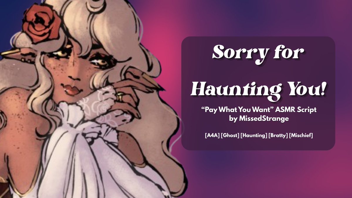 strangemissed's tweet image. New ASMR Script is out now!!

Please give it a look! And if you fill, feel free to @ me anywhere so I can see it! 👀

[ #kofi #asmr #asmrscript ] 

ko-fi.com/s/90e4aa1490
