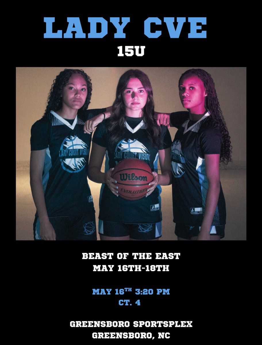 Come check me and my teammates out at the <a href="/InsiderExposure/">InsiderExposure</a> Beast of The East event this weekend!!
#BeastofTheEast <a href="/LadyCVE/">Lady Court Vision Elite</a>