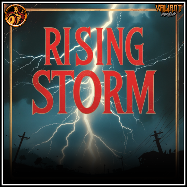 ValiantFed's tweet image. This weekend will see our season finale, as the Rising Storm overtakes Valiant Wrestling.

The card for that event is available here, now.

docs.google.com/document/d/1YC…