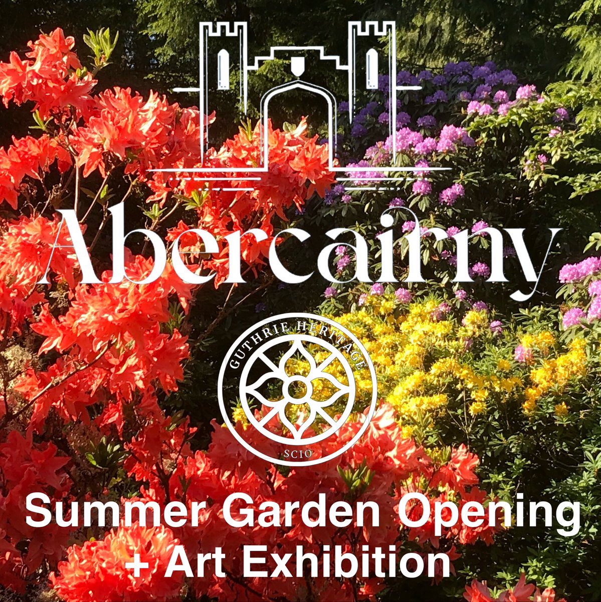 Summer Garden Opening + Art Exhibition Sat 31 May and Sun 1 June 2025 2-5 pm

£5 adults (cash or card) + kids go free/ Tea and cakes served in Stables Café/ Directions: PH7 3NQ w3w.co/inherits.scuba…

Proceeds to Guthrie Heritage SCIO

#scottishgardens #guthrieclan #clanguthrie