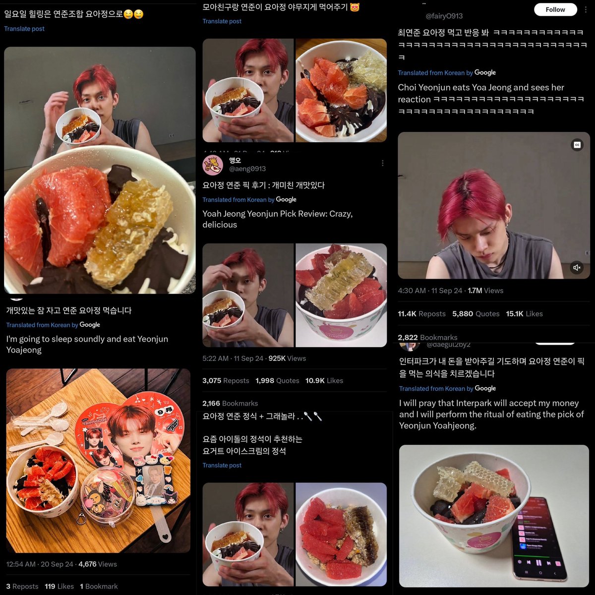 yeonjun records tweet media