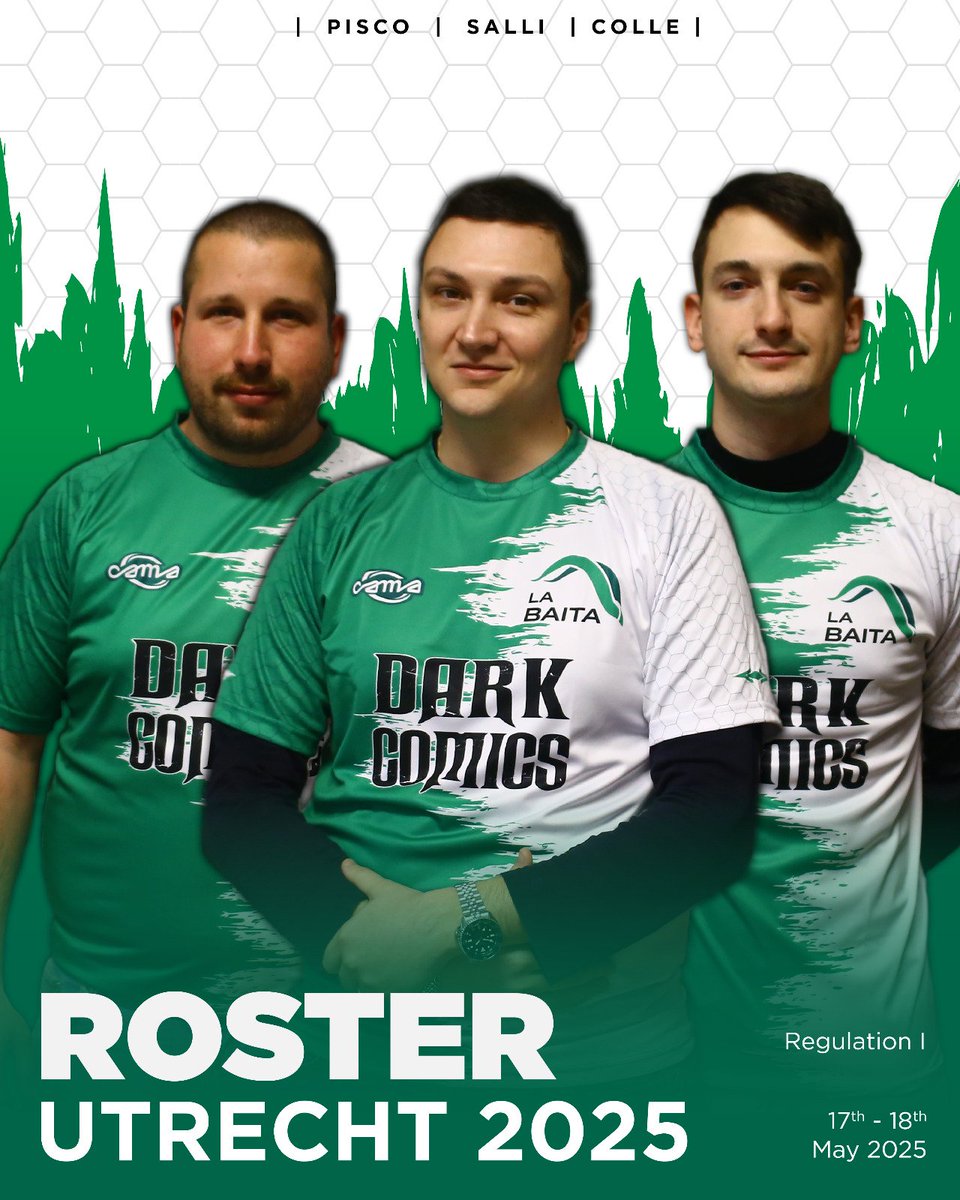 Presentiamo i membri che questo weekend si sfideranno in doppio Uber ad Utrecht! <a href="/prof_salli_vgc/">Prof Salli</a> <a href="/PiscoVGC/">Pisco</a> <a href="/Collecorvino_10/">Camaleolle</a> 🐐💚🤍