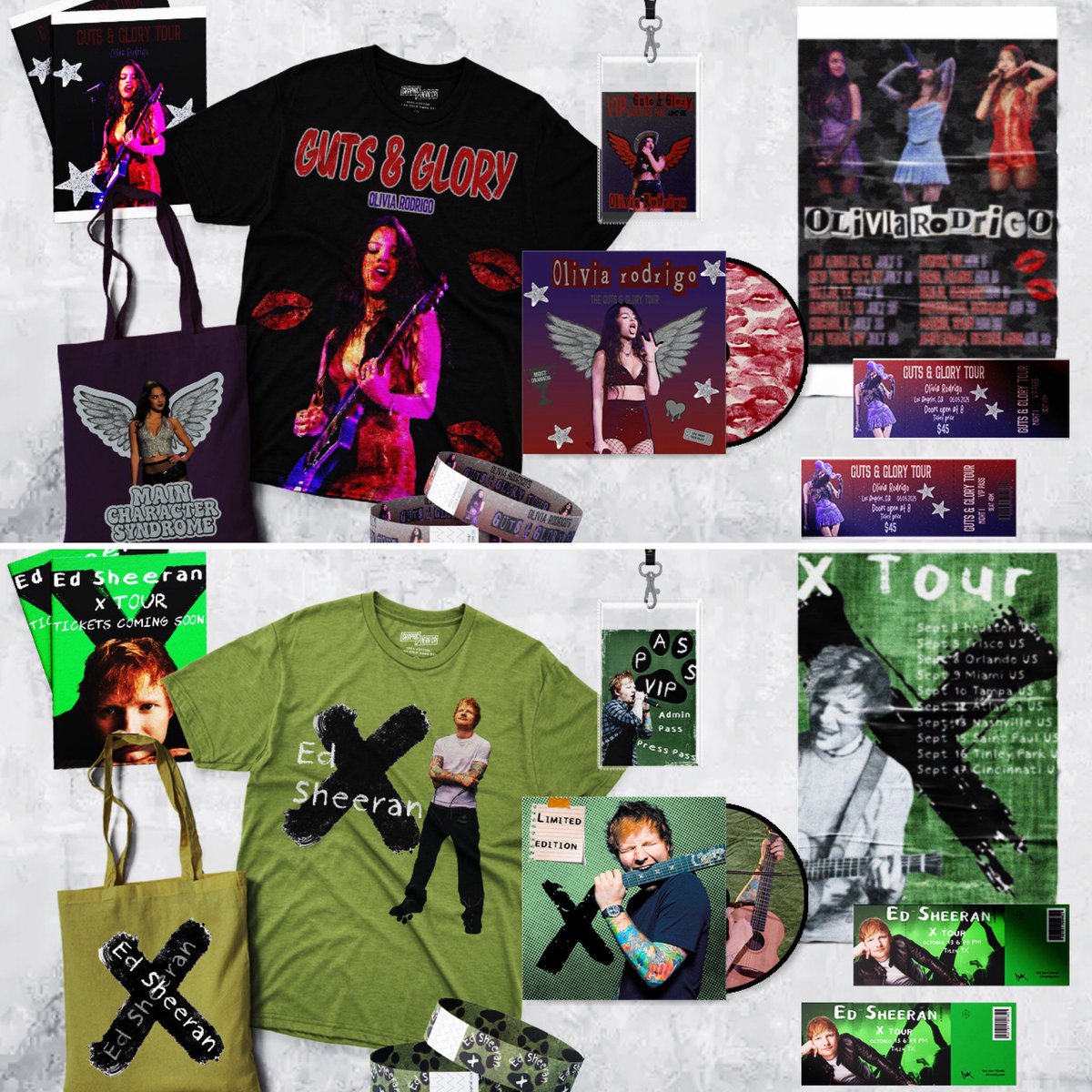 CH_DesignHouse's tweet image. Our Graphic Design 1 sophomores just wrapped up their final project—designing a full marketing campaign for a band tour! From posters to merch, they brought big creativity and serious skills to the table. #studentdesign #graphicdesign #CTE