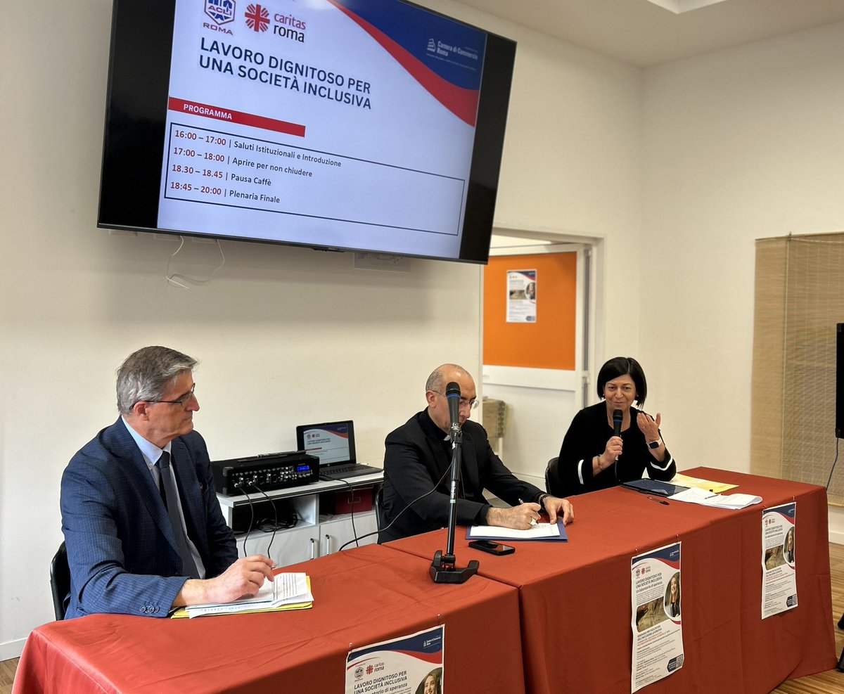 ACLI di Roma aps (@acli_roma) on Twitter photo <a href="/borzilidia/">Lidia Borzi</a> “In un tempo segnato da precarietà e disuguaglianze costruire reti è essenziale. La collaborazione con <a href="/CaritasRoma/">Caritas Roma</a> è azione di sistema, un incubatore di speranza che offre strumenti concreti per l’inclusione lavorativa, mettendo al centro la dignità della persona”. <a href="/borzilidia/">Lidia Borzi</a> “In un tempo segnato da precarietà e disuguaglianze costruire reti è essenziale. La collaborazione con <a href="/CaritasRoma/">Caritas Roma</a> è azione di sistema, un incubatore di speranza che offre strumenti concreti per l’inclusione lavorativa, mettendo al centro la dignità della persona”.
