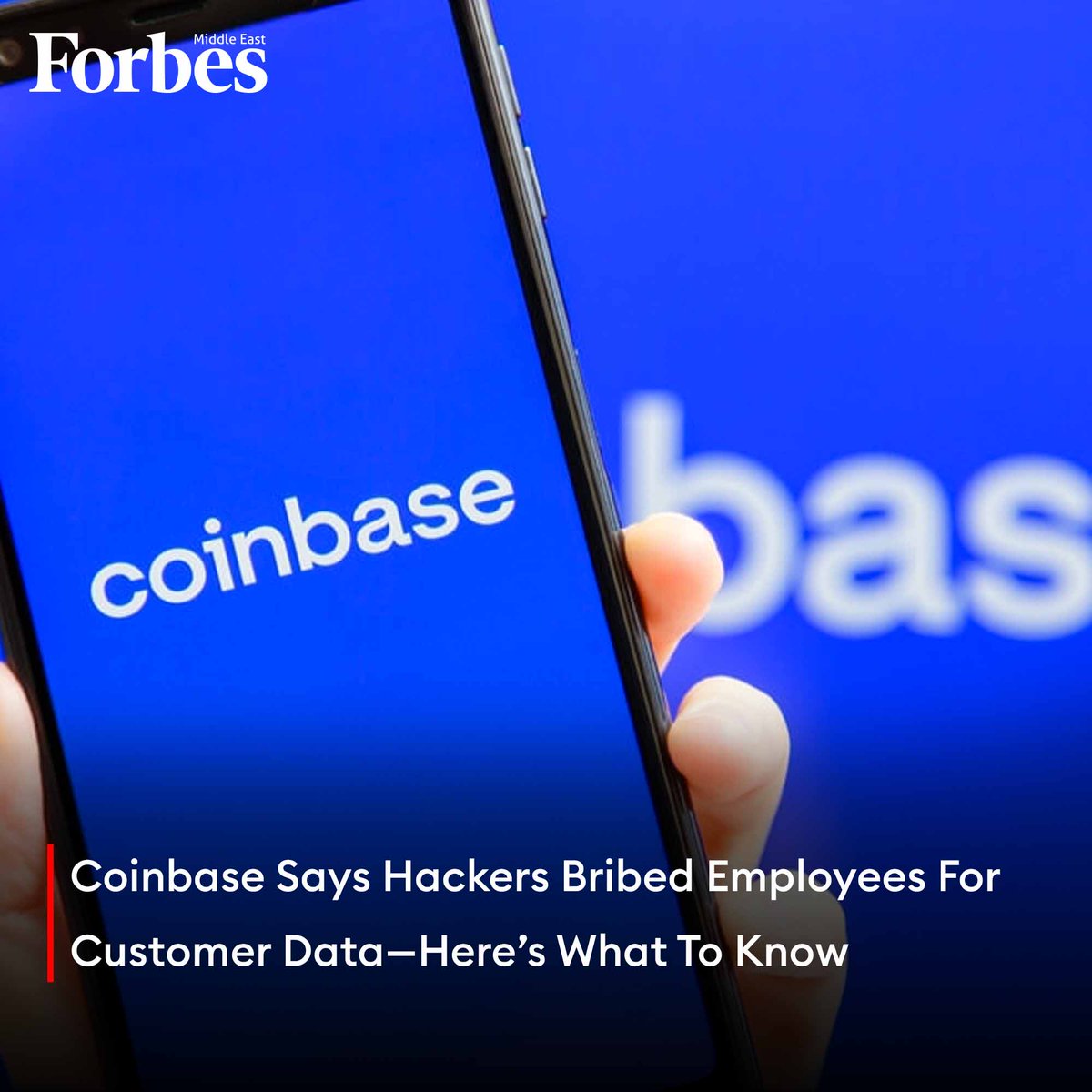 Coinbase announced hackers bribed some of its overseas employees for  customer data and demanded a $20 million ransom from the company, a request  it denied. #Forbes For More Details: https://t.co/rzlDMKs7x5