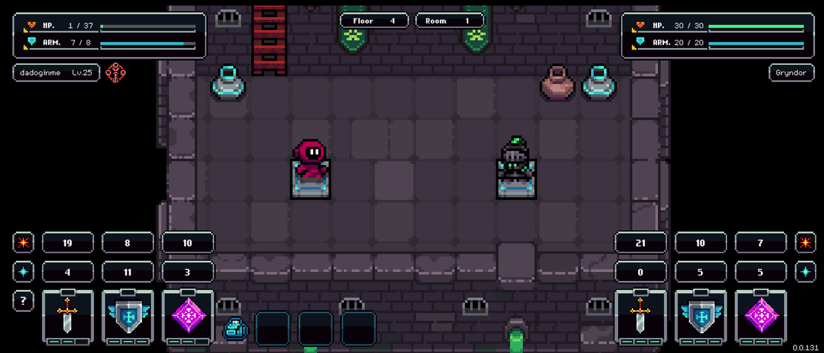 DADOGINME's tweet photo. I FINALLY CLEARED FLOOR 4 IN @playgigaverse !!!

The boost for the gear we got for juicing up was a huge help!  I'll probably crap out here but I am so happy with my progress!!! https://t.co/s8gZVCV1UE