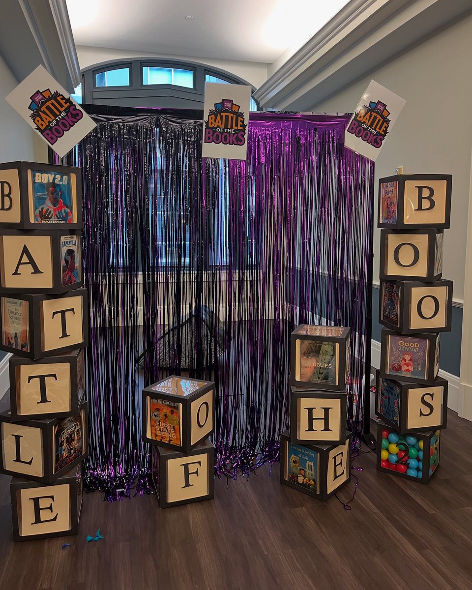MNPSLibraryServices (@mnpslibraries) on Twitter photo Today is the day that 25 teams are competing in Middle School Battle of the Books! 📚 Students read 16 books to compete and are ready to battle it out! Thank you for hosting us <a href="/LimitlessLib/">Limitless Libraries</a> <a href="/NowatNPL/">Nashville Public Library</a>! #MNPSReads <a href="/MetroSchools/">Metro Schools</a> #mnpslibraries #battleofthebooks2025 Today is the day that 25 teams are competing in Middle School Battle of the Books! 📚 Students read 16 books to compete and are ready to battle it out! Thank you for hosting us <a href="/LimitlessLib/">Limitless Libraries</a> <a href="/NowatNPL/">Nashville Public Library</a>! #MNPSReads <a href="/MetroSchools/">Metro Schools</a> #mnpslibraries #battleofthebooks2025