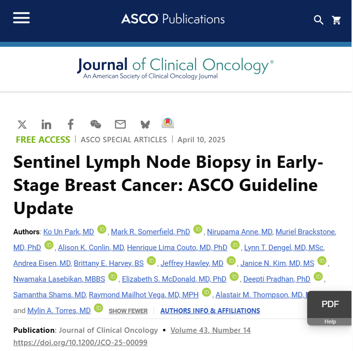 A panel of breast cancer experts invited by <a href="/ASCO/">ASCO</a>, including Dr. <a href="/raymailhotvega/">Raymond Mailhot</a> from UF Health Proton Therapy Institute, reviewed the research to find out when lymph node biopsies were necessary for early-stage #breastcancer: bit.ly/43wu9ho.
#protontherapy #radonc