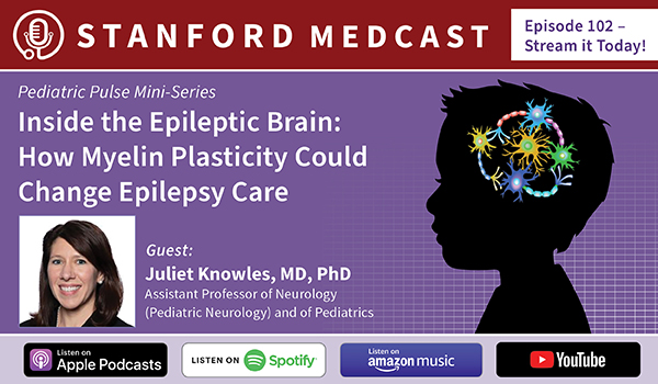 Stanford Neurology & Neurological Sciences (@stanford_neuro) on Twitter photo 🎧 PODCAST 🎧 Inside the Epileptic Brain: How Myelin Plasticity Could Change Epilepsy Care
In this <a href="/stanfordmedcast/">Stanford Medcast</a> episode, Dr. <a href="/julietkknowles/">Juliet Knowles</a> explores how targeting myelination could change #EpilepsyCare #Epilepsy
ow.ly/zCSB50VHlTG (Episode 102) 🎧 PODCAST 🎧 Inside the Epileptic Brain: How Myelin Plasticity Could Change Epilepsy Care
In this <a href="/stanfordmedcast/">Stanford Medcast</a> episode, Dr. <a href="/julietkknowles/">Juliet Knowles</a> explores how targeting myelination could change #EpilepsyCare #Epilepsy
ow.ly/zCSB50VHlTG (Episode 102)