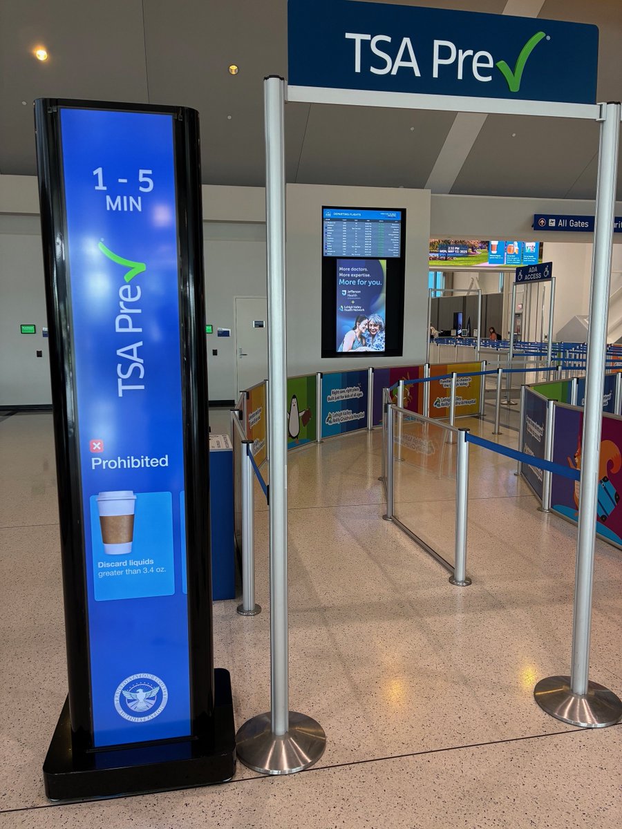 Do you need TSA Pre✓®? Appointments are available  for our upcoming open enrollment sessions. Tuesday, May 20th - Friday, May 23rd. bit.ly/3ZGfziQ 
Important: You will need to provide a Real ID compliant document to complete the process.