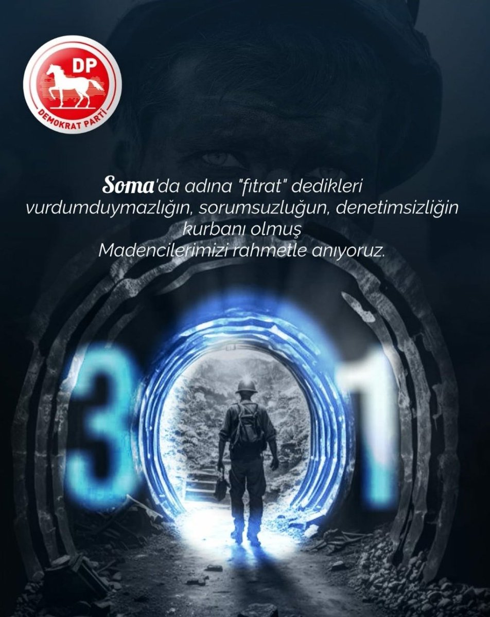 Rahmet ve minnetle anıyoruz 🤲
Bu münasebetle tekrar vurgulamak istiyorum : sorumsuzluğun ve denetimsizliğin son bulması adına topyekün mücadele edeceğiz.