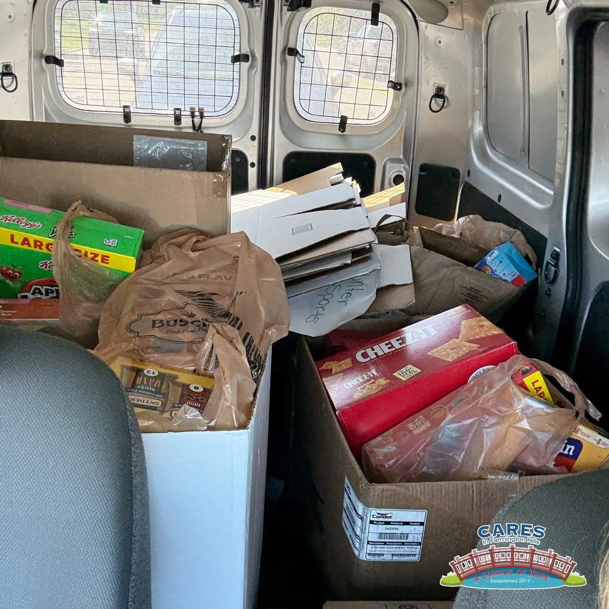 Thank you so much CARES for partnering with the Stevenson Athletic Department and athletes to help with Snacks Drive, and that you Andrea Nolan for helping Stevenson give back to our community!