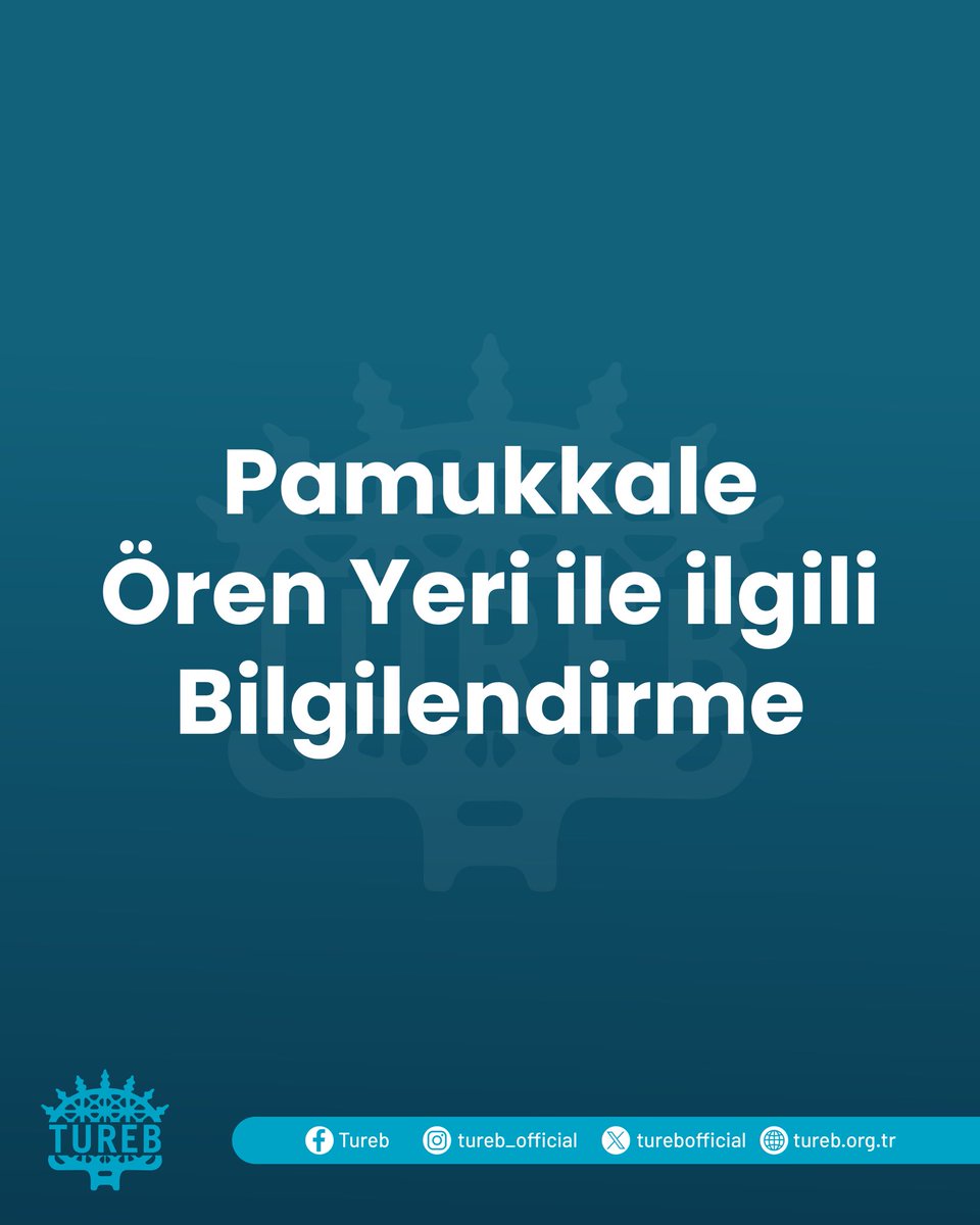Denizli İl Kültür ve Turizm Müdürlüğü’nden Pamukkale Ören Yeri ile ilgili alınan bilgiye göre:
1. Antik havuz çalışmaları devam etmekte olup Kurban Bayramı’na kadar çalışmaların bitirilmesi planlanmaktadır. 
2. ⁠İki yere tuvalet monte edilmiş olup sorun giderilmeye