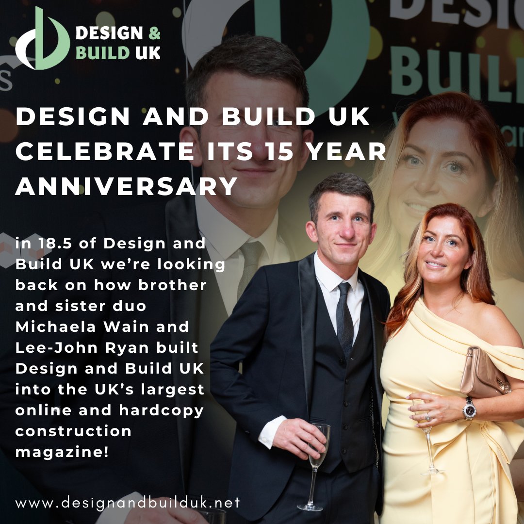 DESIGN AND BUILD UK TURNS 15! 🎉

In Issue 18.5 of Design and Build UK, we’re celebrating a huge milestone...15 incredible years of building Britain’s leading construction magazine! 🏗️📖

#DesignAndBuildUK #MichaelaWain #CelebratingSuccess #UKConstruction #ConstructionLeadership